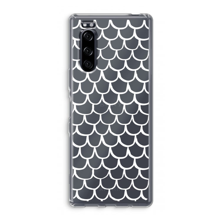 Dakpannetjes: Sony Xperia 5 Transparant Hoesje