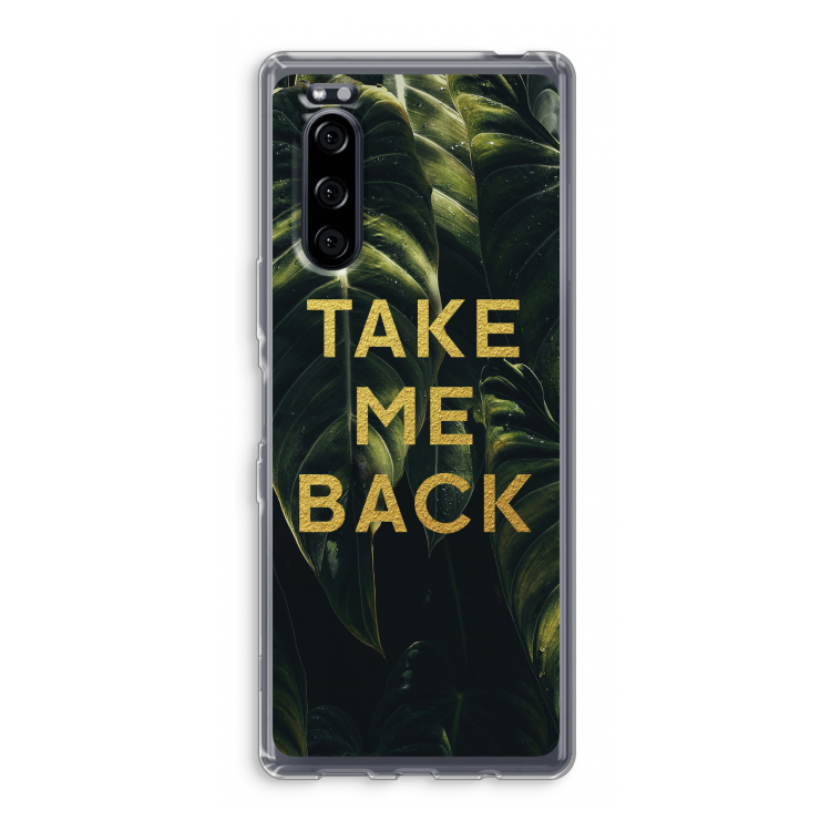 Take me back: Sony Xperia 5 Transparant Hoesje