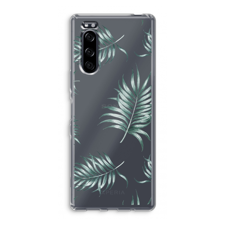Simple leaves: Sony Xperia 5 Transparant Hoesje