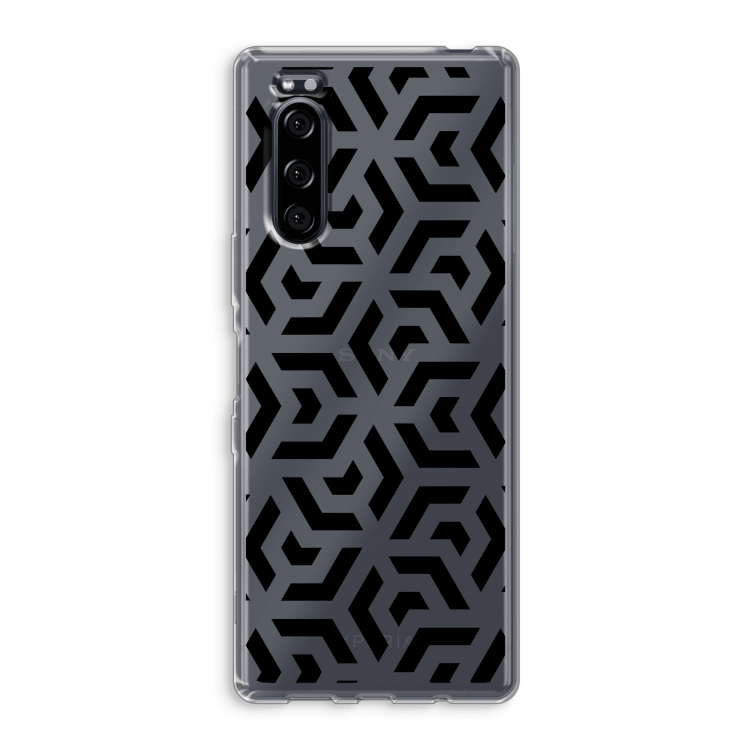 Crazy pattern: Sony Xperia 5 Transparant Hoesje