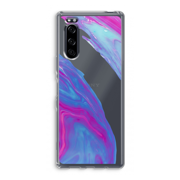 Zweverige regenboog: Sony Xperia 5 Transparant Hoesje