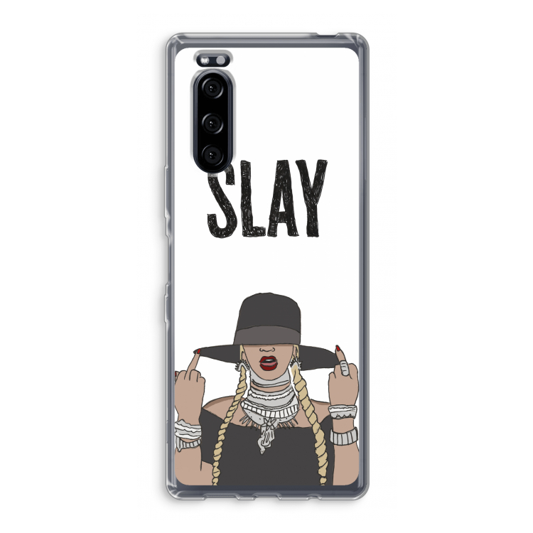 Slay All Day: Sony Xperia 5 Transparant Hoesje