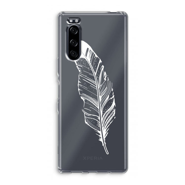 Pluim: Sony Xperia 5 Transparant Hoesje