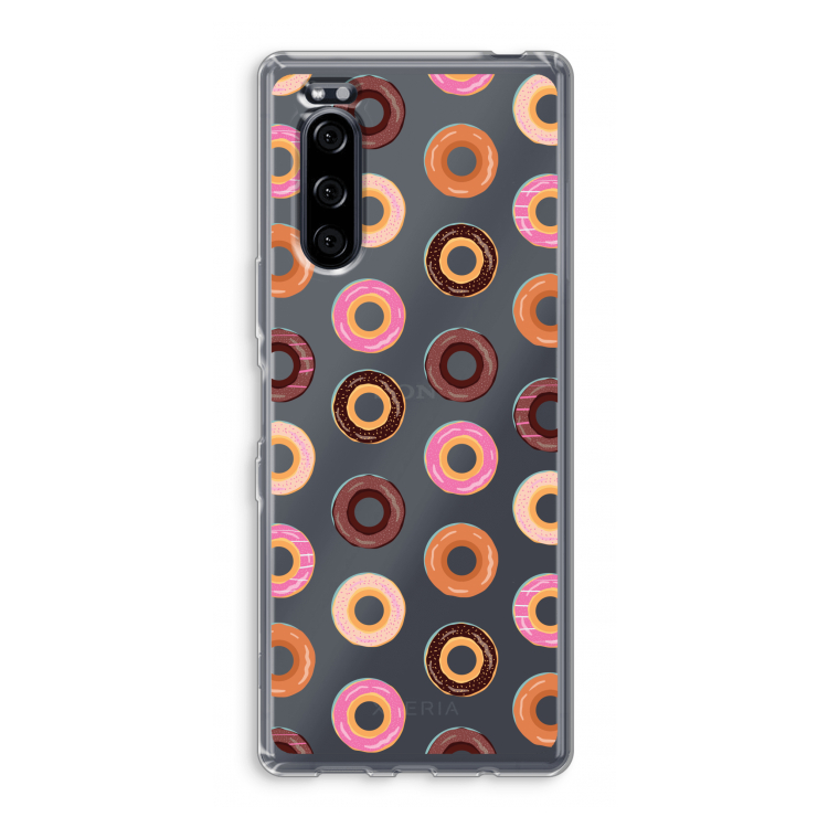 Donuts: Sony Xperia 5 Transparant Hoesje