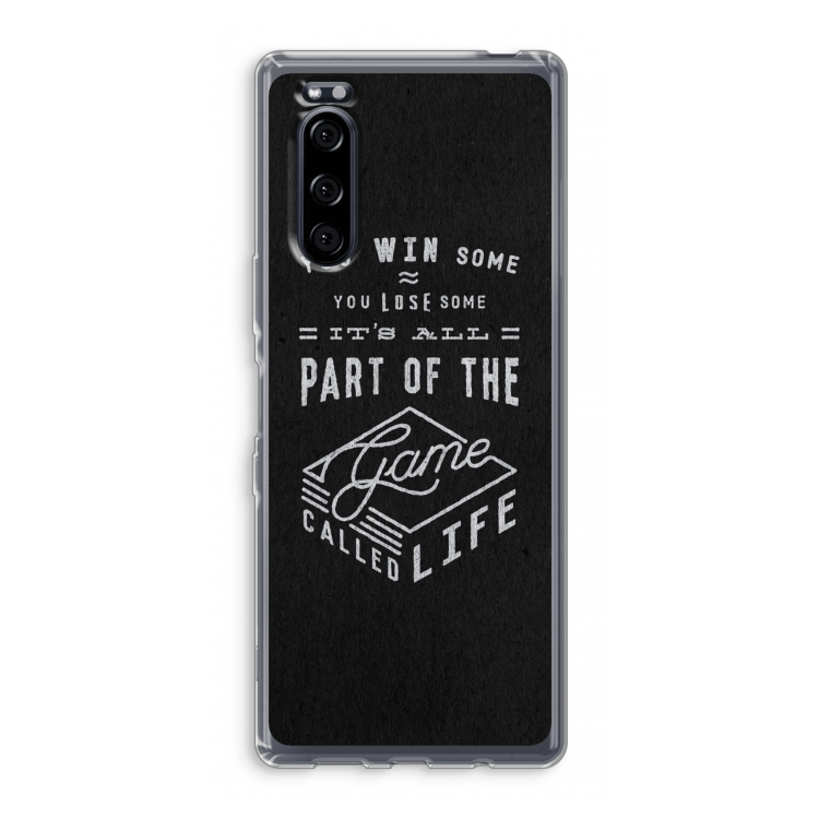 Life: Sony Xperia 5 Transparant Hoesje