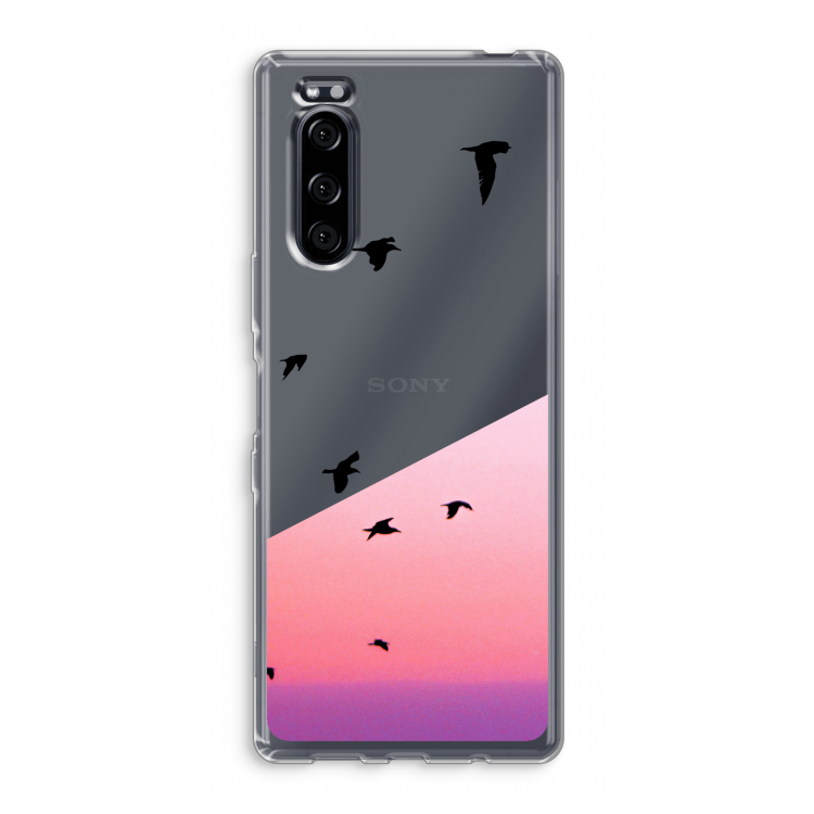Fly away: Sony Xperia 5 Transparant Hoesje