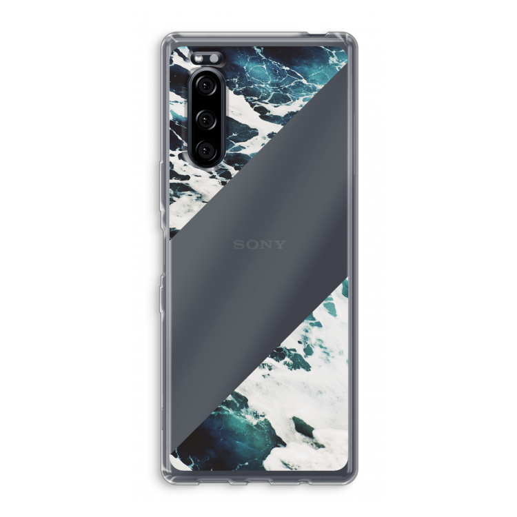 Golven: Sony Xperia 5 Transparant Hoesje