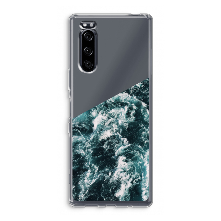Zee golf: Sony Xperia 5 Transparant Hoesje