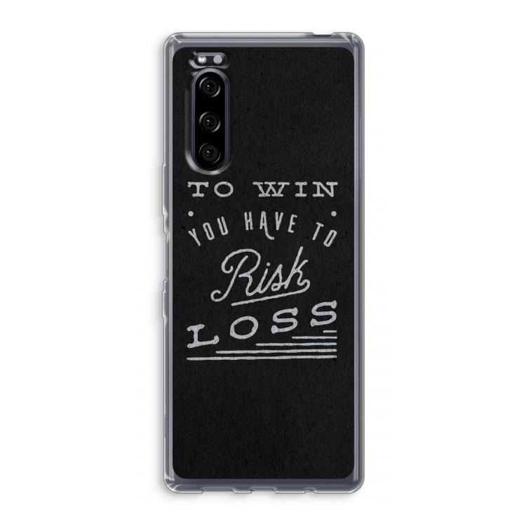 Risk loss: Sony Xperia 5 Transparant Hoesje