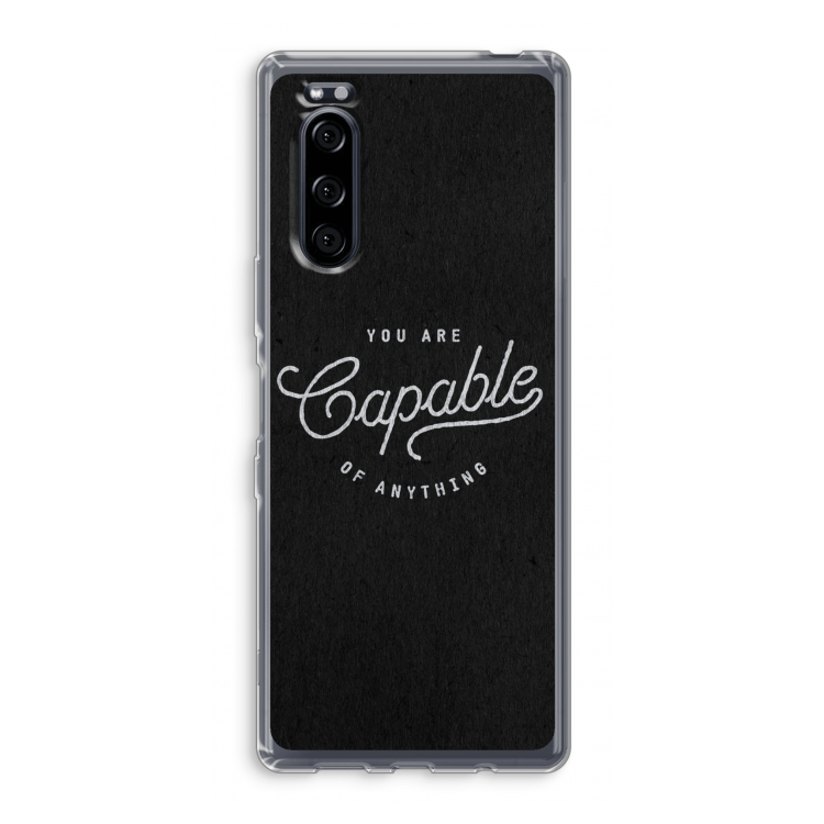 Capable: Sony Xperia 5 Transparant Hoesje