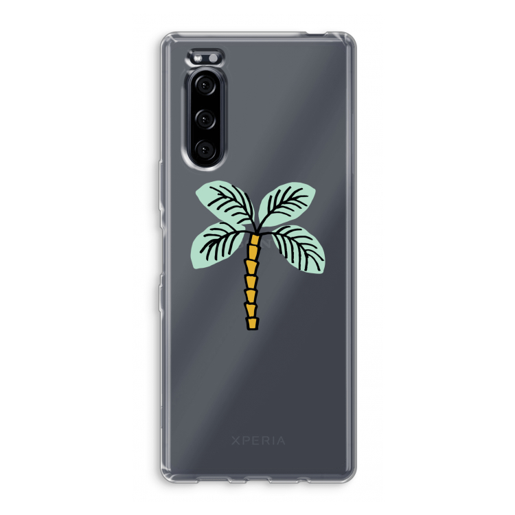 Palmboom: Sony Xperia 5 Transparant Hoesje