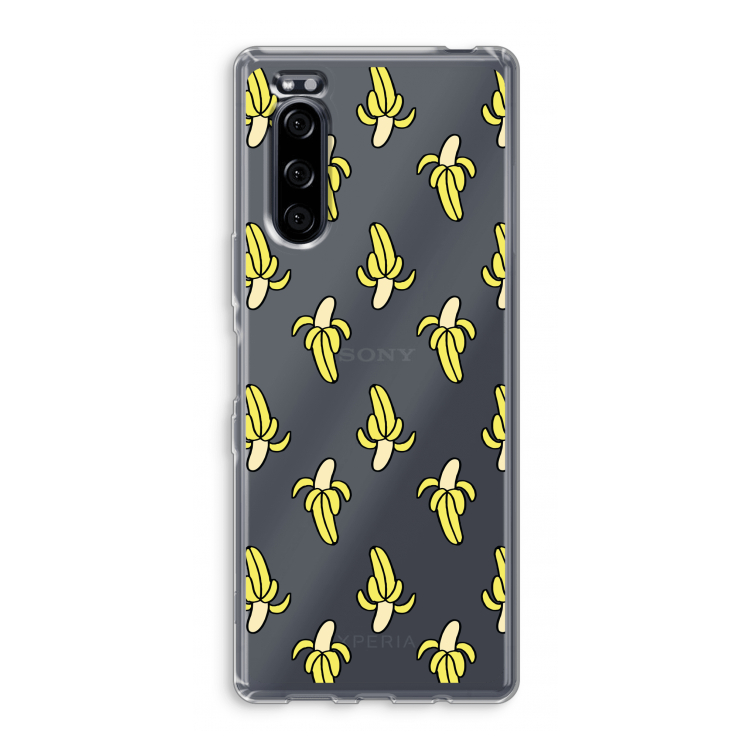 Bananas: Sony Xperia 5 Transparant Hoesje