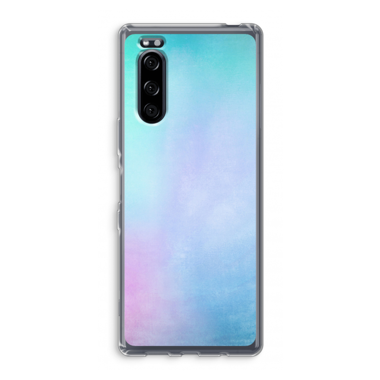 mist pastel: Sony Xperia 5 Transparant Hoesje