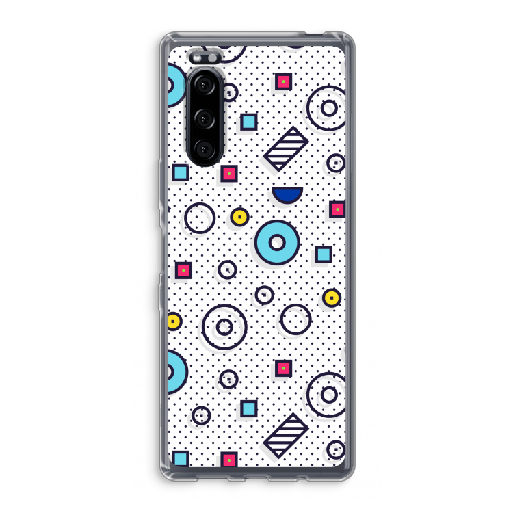 8-bit N°9: Sony Xperia 5 Transparant Hoesje