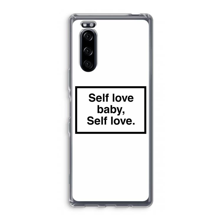Self love: Sony Xperia 5 Transparant Hoesje