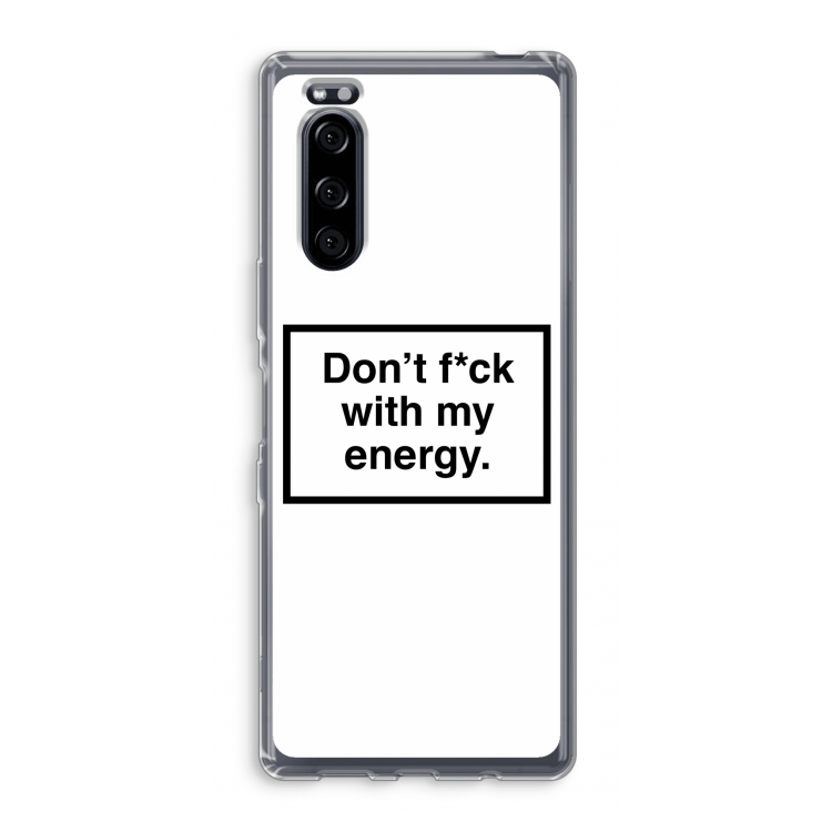 My energy: Sony Xperia 5 Transparant Hoesje