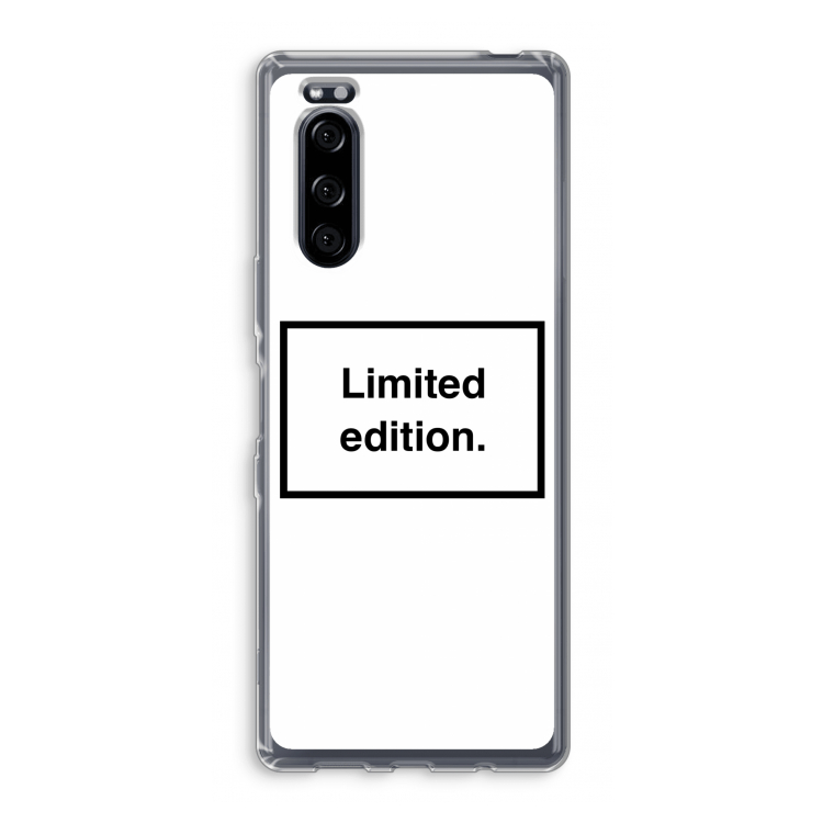 Limited edition: Sony Xperia 5 Transparant Hoesje