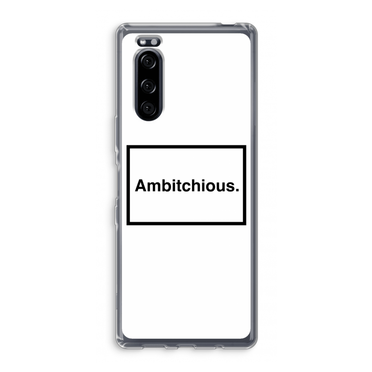 Ambitchious: Sony Xperia 5 Transparant Hoesje