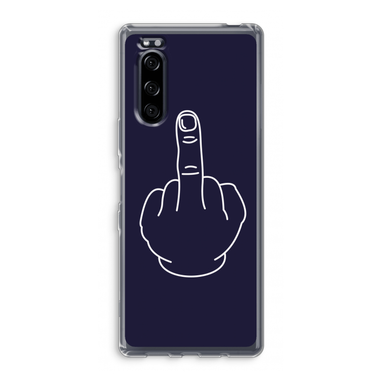 F**k U: Sony Xperia 5 Transparant Hoesje