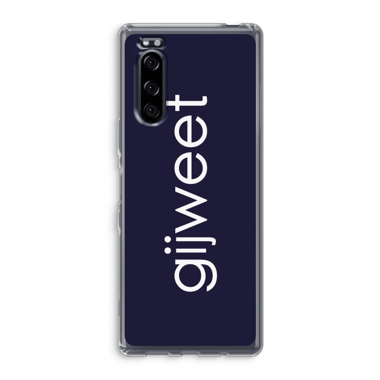 Gijweet: Sony Xperia 5 Transparant Hoesje