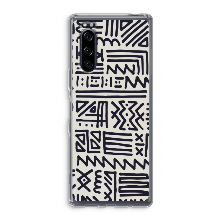 Marrakech print: Sony Xperia 5 Transparant Hoesje