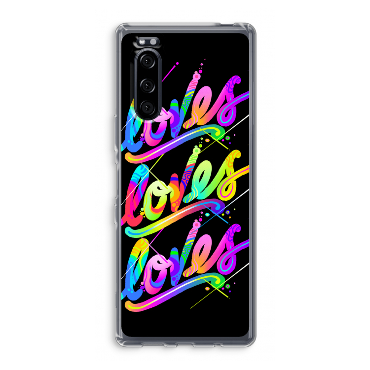 Loves: Sony Xperia 5 Transparant Hoesje