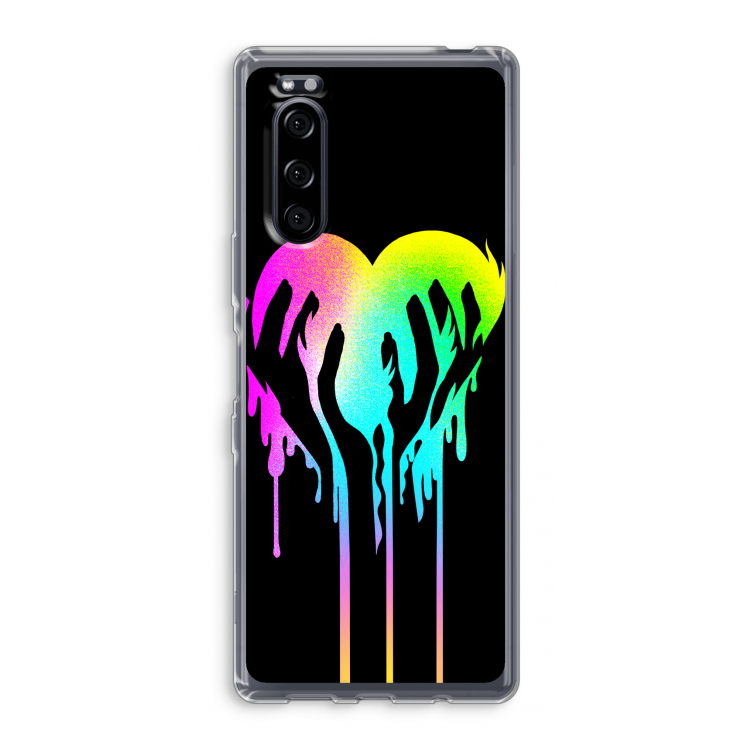 Hold My Heart: Sony Xperia 5 Transparant Hoesje
