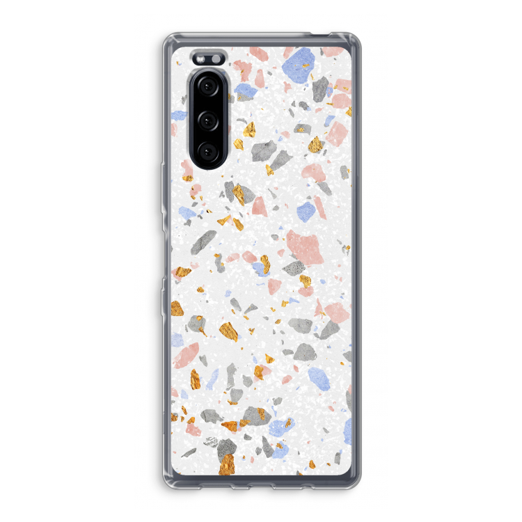 Terrazzo N°8: Sony Xperia 5 Transparant Hoesje