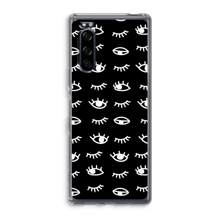 Eye pattern #3: Sony Xperia 5 Transparant Hoesje