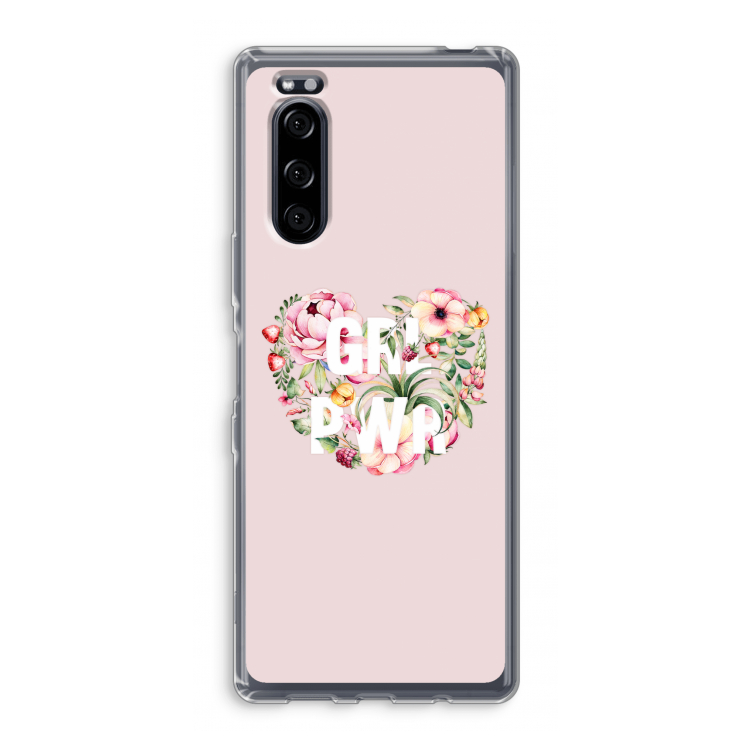 GRL PWR Flower: Sony Xperia 5 Transparant Hoesje