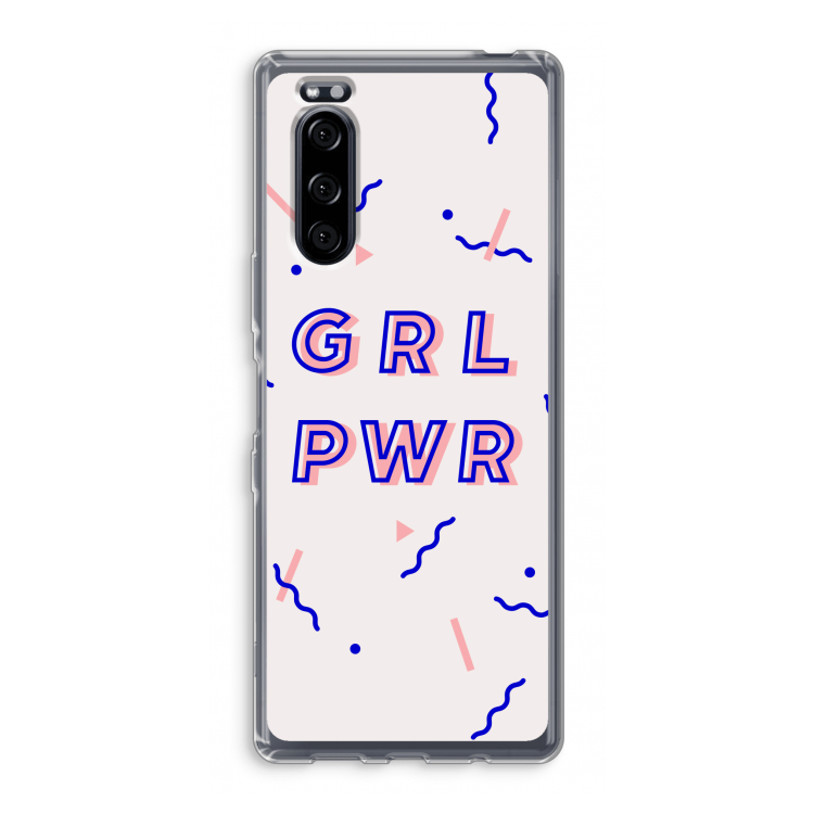 GRL PWR: Sony Xperia 5 Transparant Hoesje