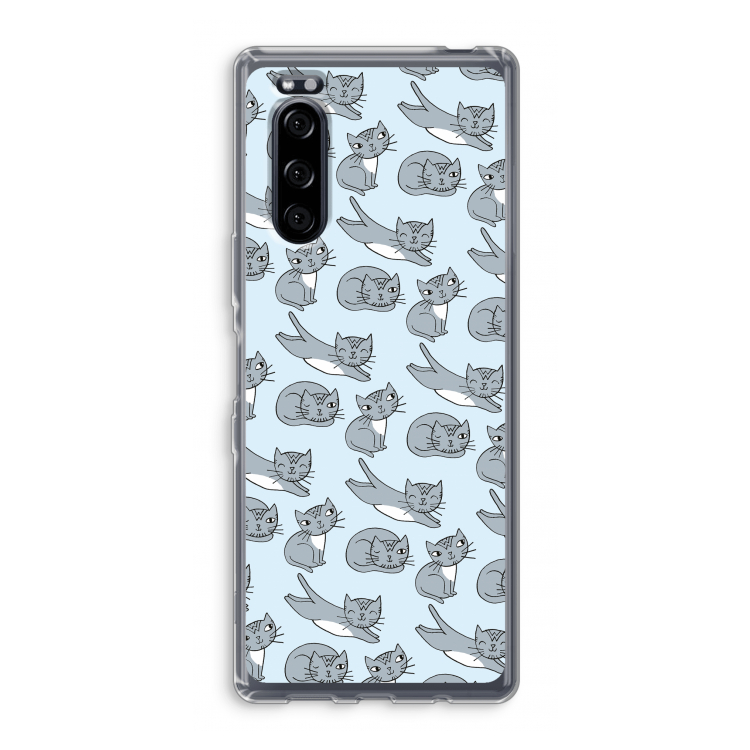 Poezen: Sony Xperia 5 Transparant Hoesje