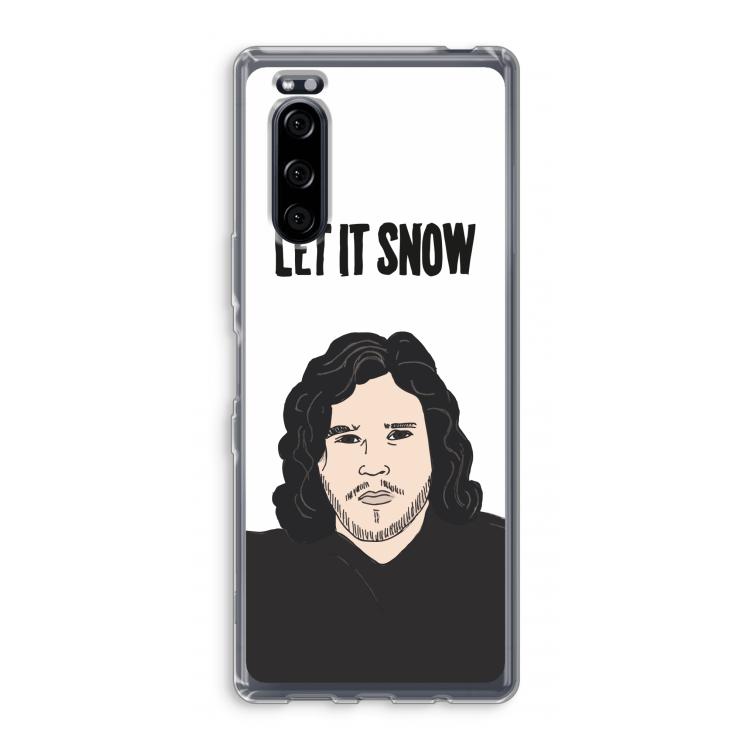 Let It Snow: Sony Xperia 5 Transparant Hoesje
