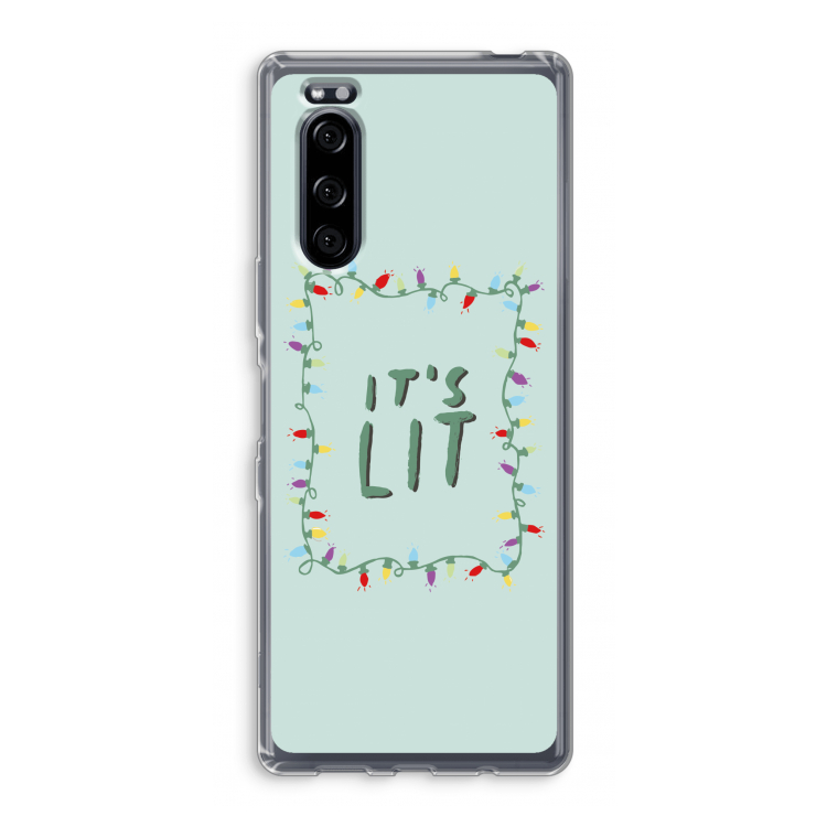 It's Lit: Sony Xperia 5 Transparant Hoesje