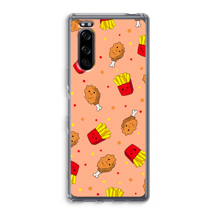 Chicken 'n Fries: Sony Xperia 5 Transparant Hoesje