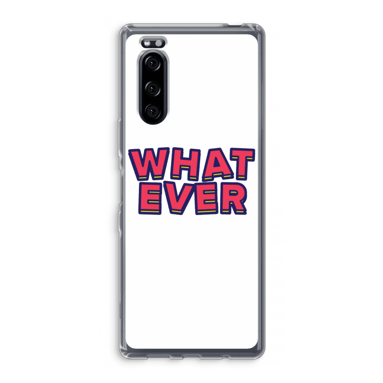 Whatever: Sony Xperia 5 Transparant Hoesje