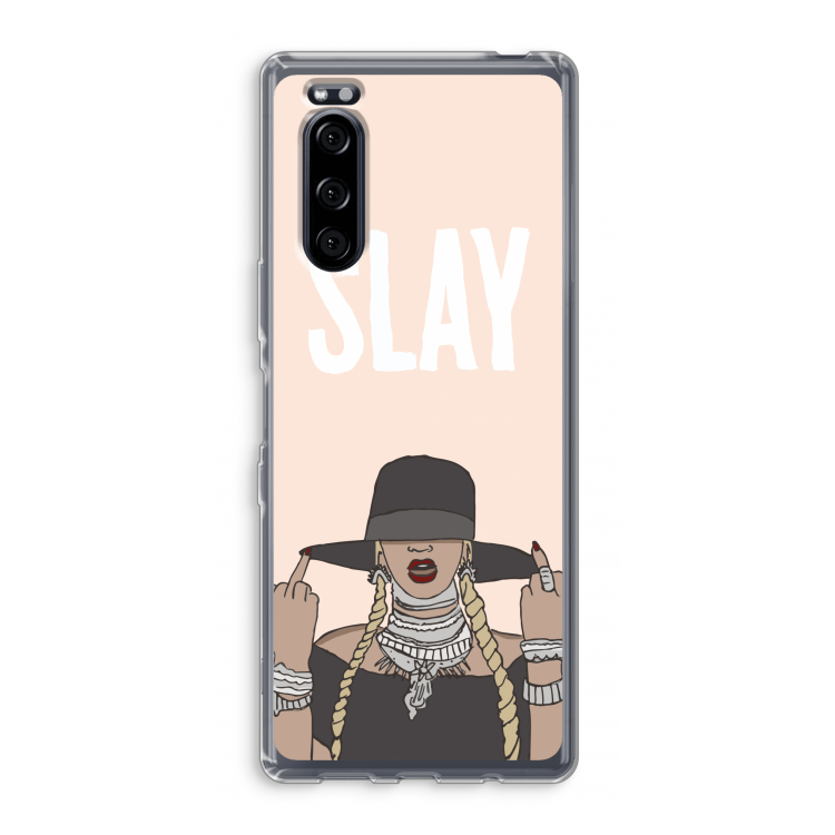 Slay All Day: Sony Xperia 5 Transparant Hoesje