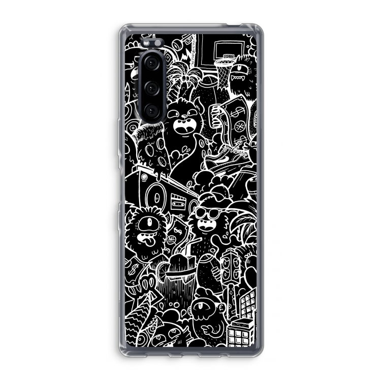 Vexx Black City : Sony Xperia 5 Transparant Hoesje