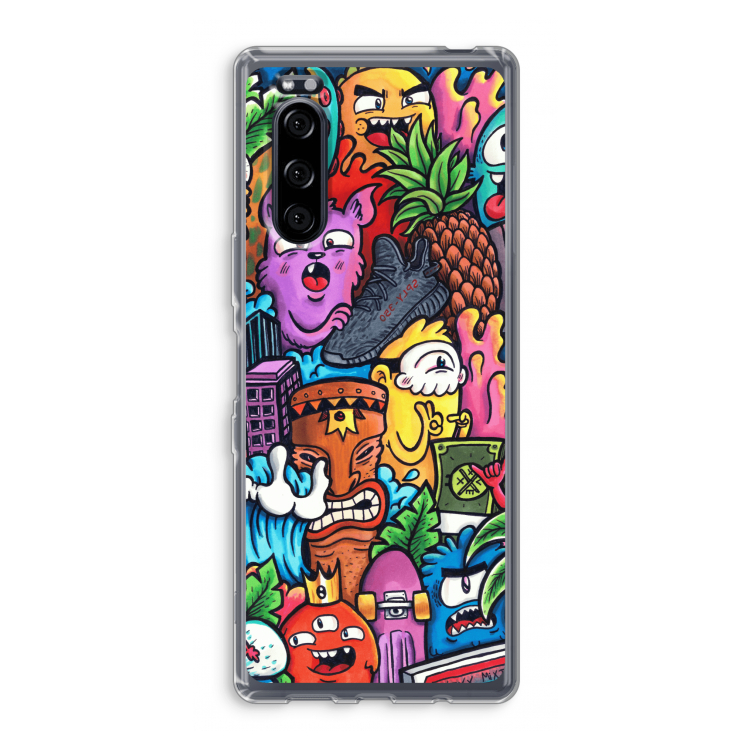 Vexx Mixtape: Sony Xperia 5 Transparant Hoesje