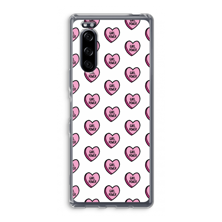 GIRL POWER: Sony Xperia 5 Transparant Hoesje