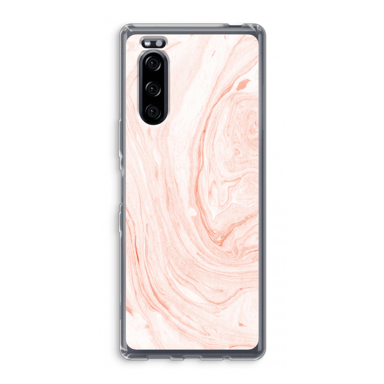 Peach bath: Sony Xperia 5 Transparant Hoesje