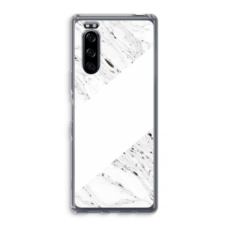 Biggest stripe: Sony Xperia 5 Transparant Hoesje