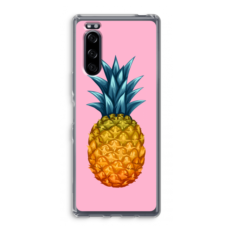 Grote ananas: Sony Xperia 5 Transparant Hoesje