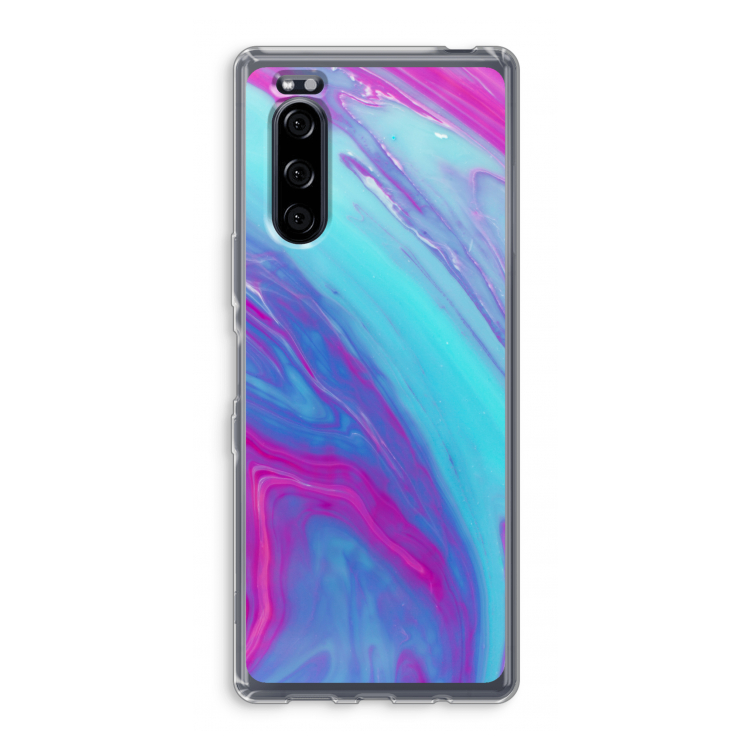 Zweverige regenboog: Sony Xperia 5 Transparant Hoesje