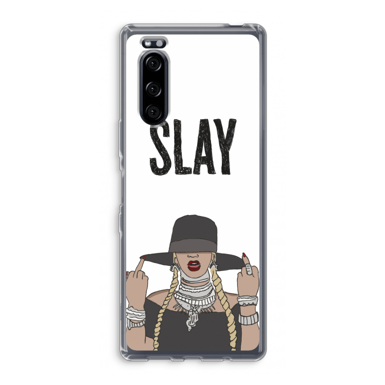 Slay All Day: Sony Xperia 5 Transparant Hoesje