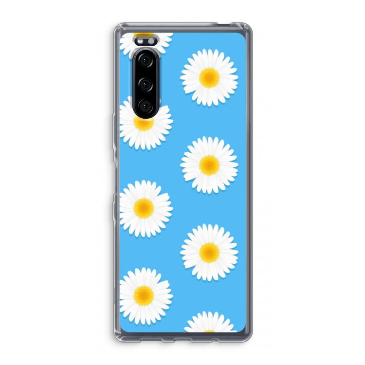 Margrietjes: Sony Xperia 5 Transparant Hoesje