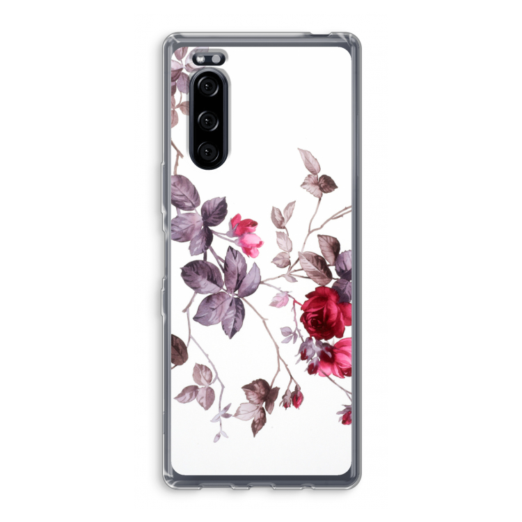 Mooie bloemen: Sony Xperia 5 Transparant Hoesje