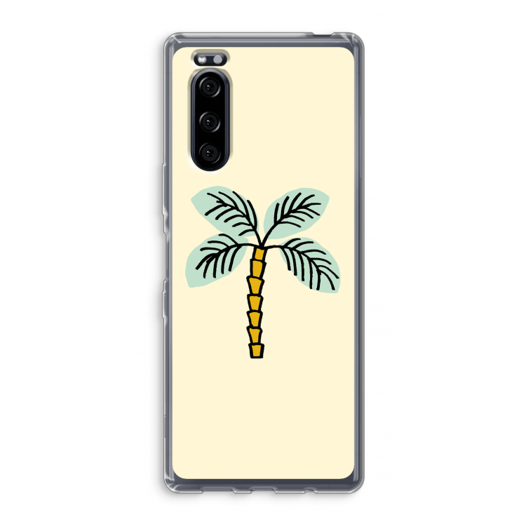 Palmboom: Sony Xperia 5 Transparant Hoesje