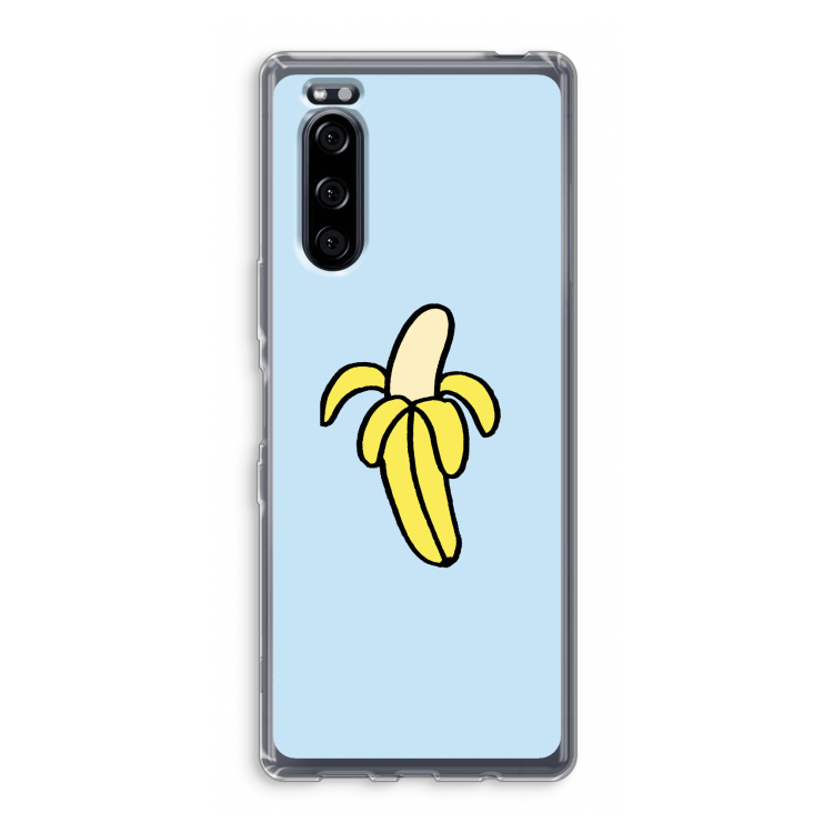 Banana: Sony Xperia 5 Transparant Hoesje