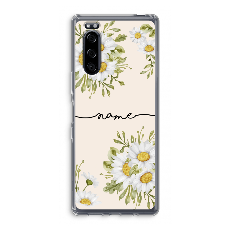 Daisies: Sony Xperia 5 Transparant Hoesje
